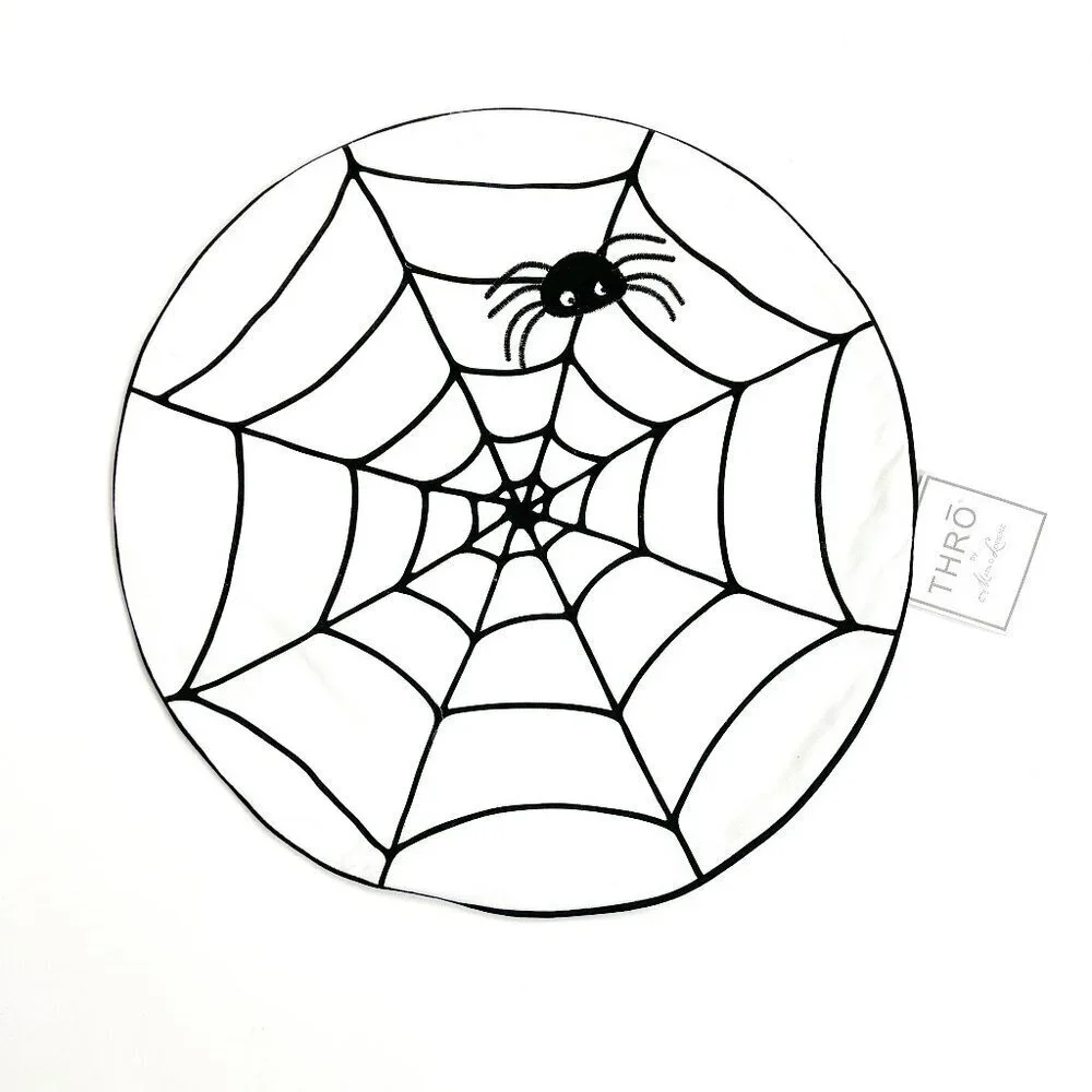 NWT THRO by Marlo Lorenz Sutton Spider Web Pillow Cover 18